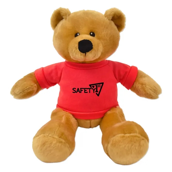 Soft plush stuffed bear with customizable t-shirt.... from ASI 98360 WOWLine