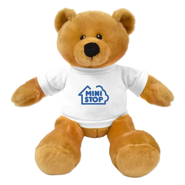 Soft plush stuffed bear with customizable t-shirt.... from ASI 98360 WOWLine