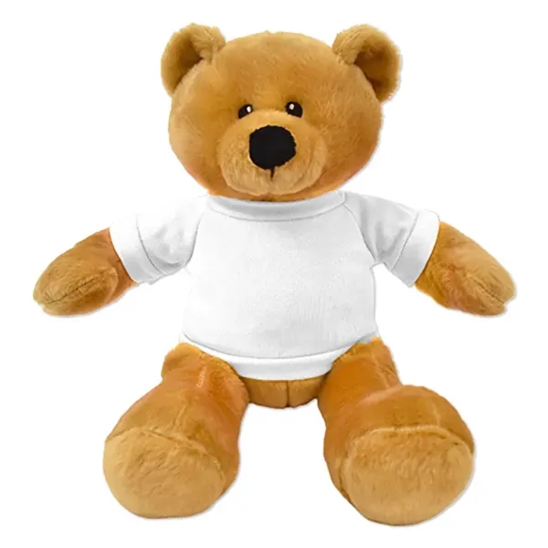 Soft plush stuffed bear with customizable t-shirt.... from ASI 98360 WOWLine