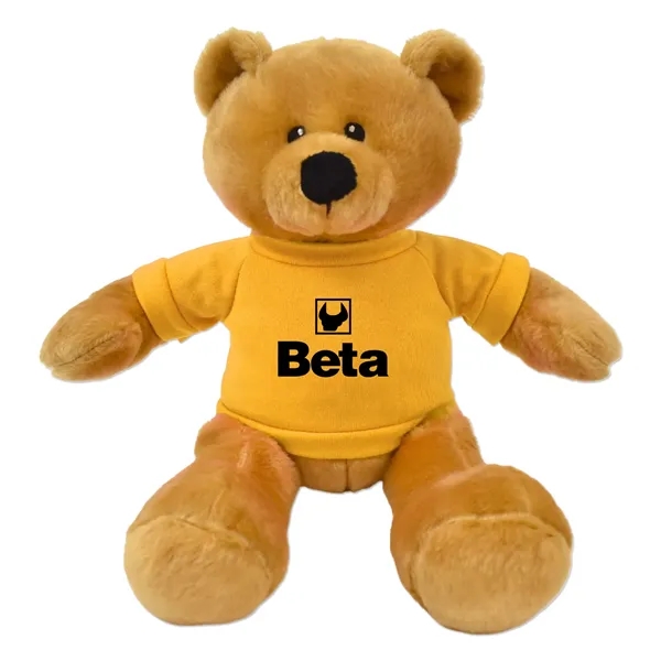 Soft plush stuffed bear with customizable t-shirt.... from ASI 98360 WOWLine