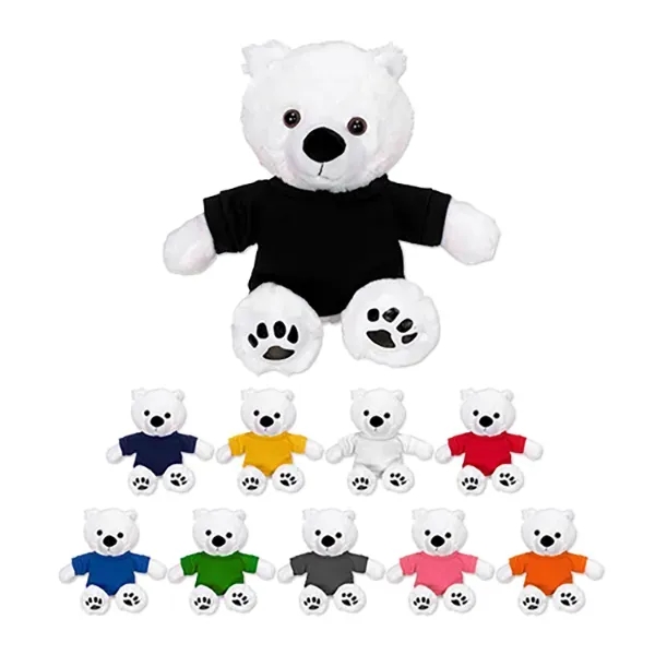 Stuffed polar bear with a customizable t-shirt.... from ASI 98360 WOWLine