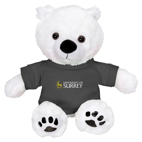 Stuffed polar bear with a customizable t-shirt.... from ASI 98360 WOWLine