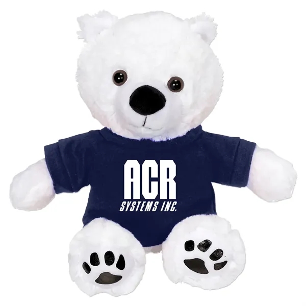 Stuffed polar bear with a customizable t-shirt.... from ASI 98360 WOWLine