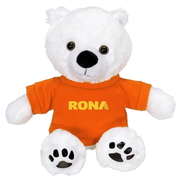 Stuffed polar bear with a customizable t-shirt.... from ASI 98360 WOWLine
