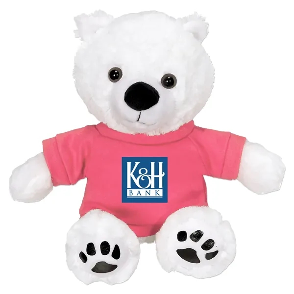 Stuffed polar bear with a customizable t-shirt.... from ASI 98360 WOWLine