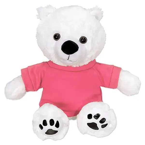 Stuffed polar bear with a customizable t-shirt.... from ASI 98360 WOWLine