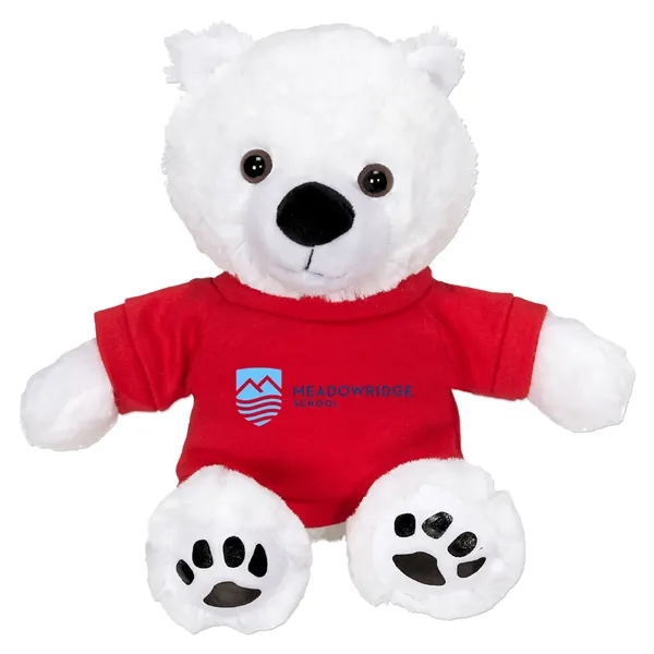 Stuffed polar bear with a customizable t-shirt.... from ASI 98360 WOWLine