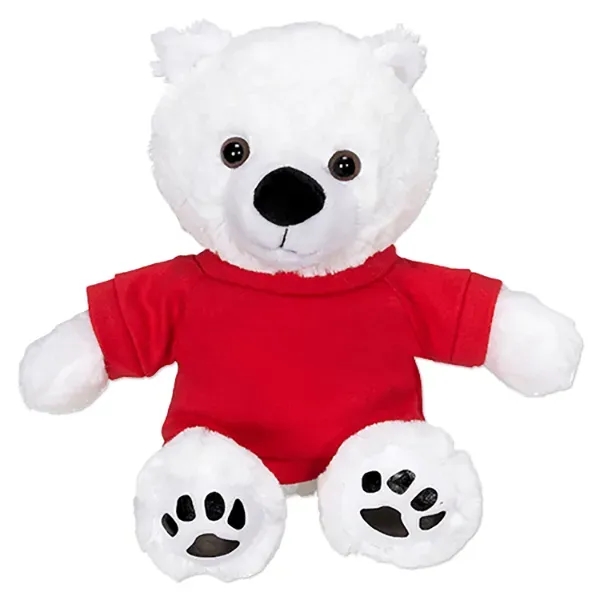 Stuffed polar bear with a customizable t-shirt.... from ASI 98360 WOWLine