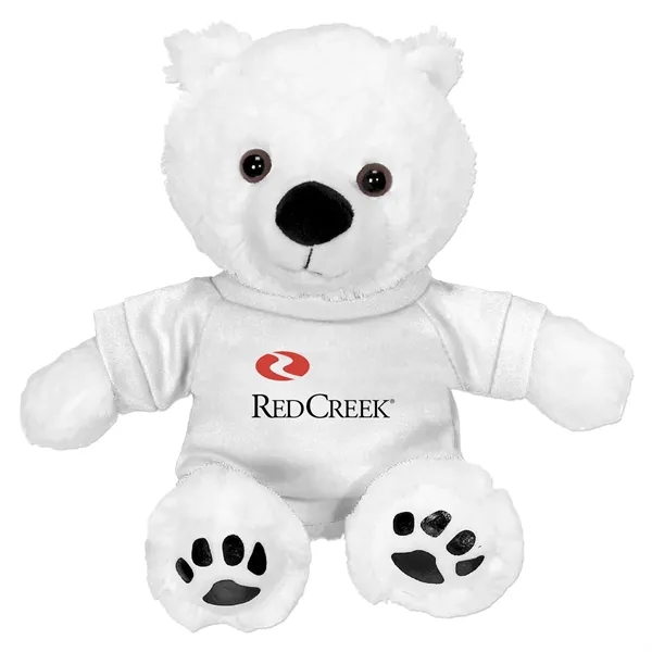 Stuffed polar bear with a customizable t-shirt.... from ASI 98360 WOWLine
