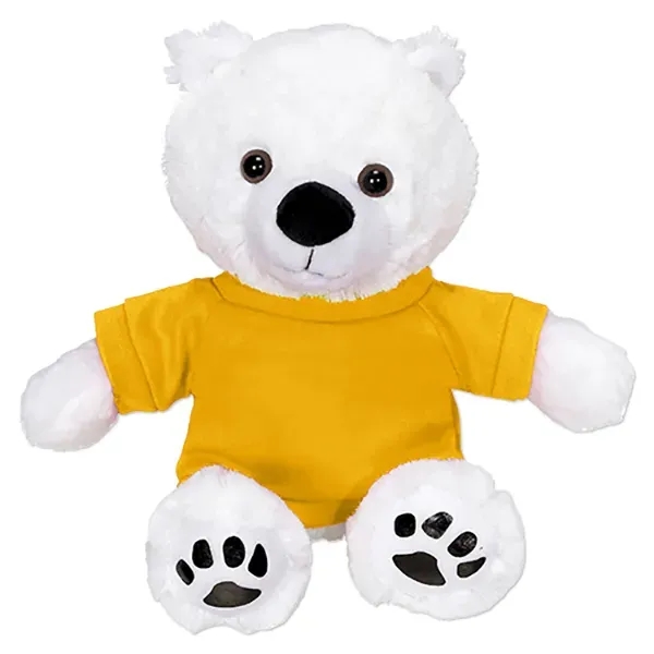 Stuffed polar bear with a customizable t-shirt.... from ASI 98360 WOWLine