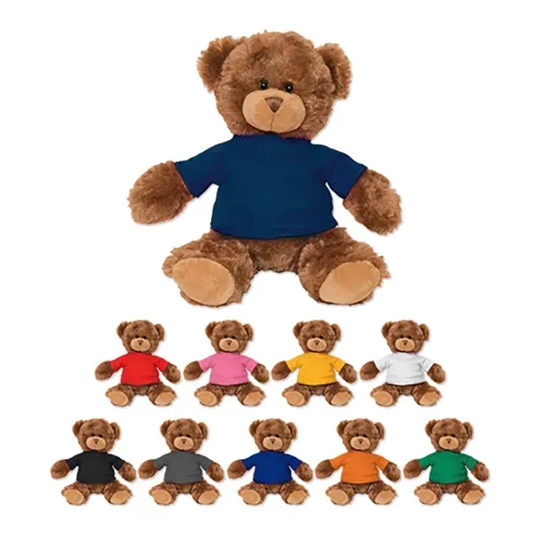 Stuffed brown bear with a customizable t-shirt.... from ASI 98360 WOWLine