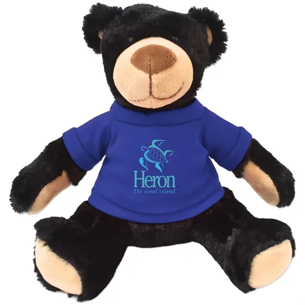 Stuffed black bear with a customizable t-shirt.... from ASI 98360 WOWLine
