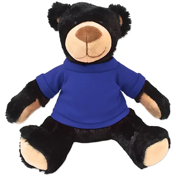 Stuffed black bear with a customizable t-shirt.... from ASI 98360 WOWLine