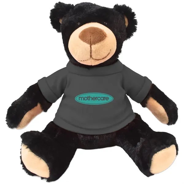 Stuffed black bear with a customizable t-shirt.... from ASI 98360 WOWLine