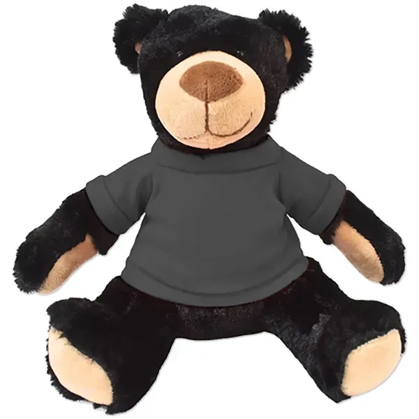 Stuffed black bear with a customizable t-shirt.... from ASI 98360 WOWLine