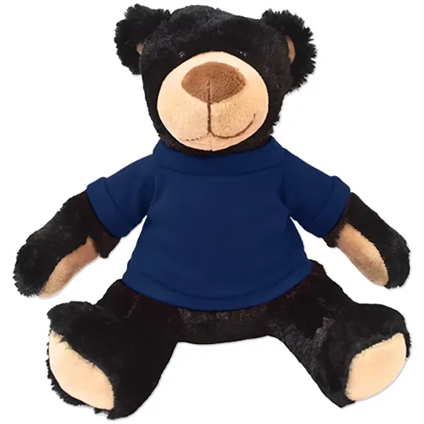 Stuffed black bear with a customizable t-shirt.... from ASI 98360 WOWLine