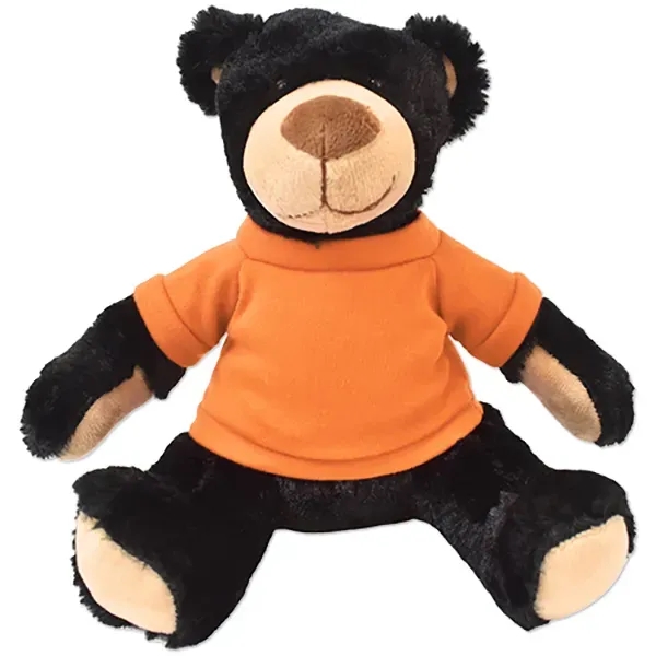 Stuffed black bear with a customizable t-shirt.... from ASI 98360 WOWLine