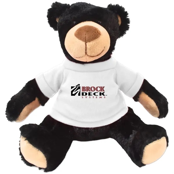 Stuffed black bear with a customizable t-shirt.... from ASI 98360 WOWLine