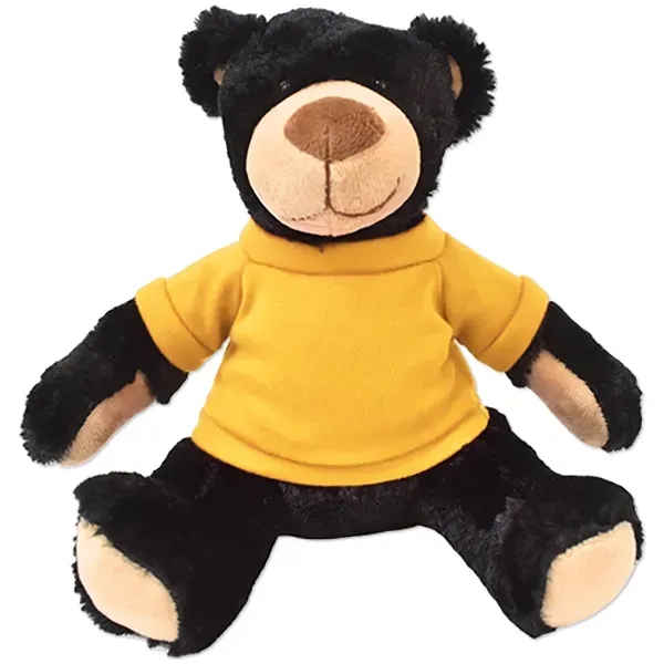 Stuffed black bear with a customizable t-shirt.... from ASI 98360 WOWLine