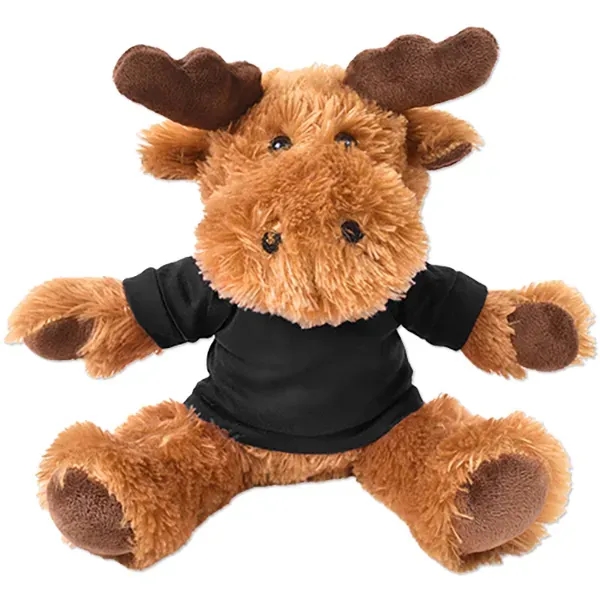 Stuffed plush moose with customizable t-shirt.... from ASI 98360 WOWLine