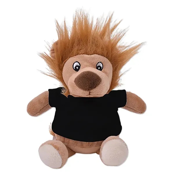6" stuffed lion with a customizable t-shirt.... from ASI 98360 WOWLine