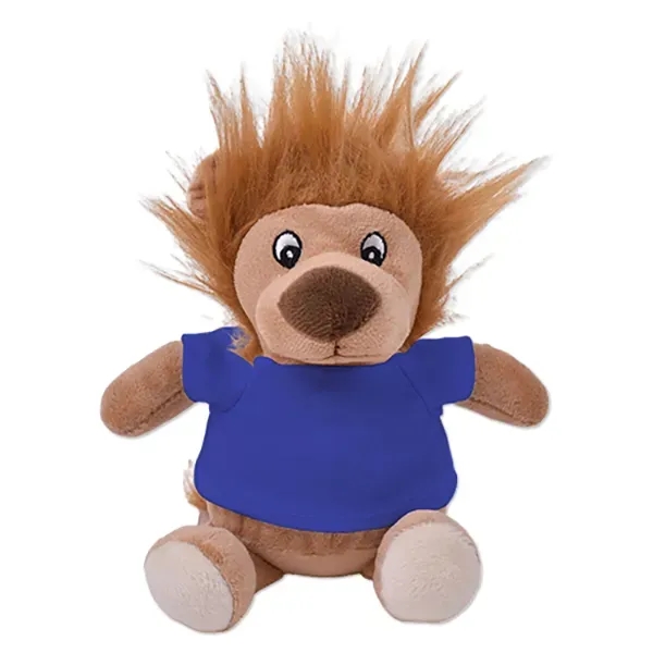 6" stuffed lion with a customizable t-shirt.... from ASI 98360 WOWLine