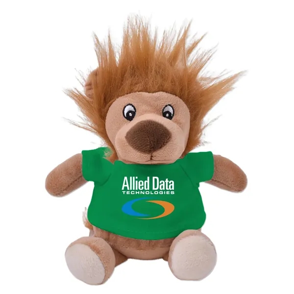 6" stuffed lion with a customizable t-shirt.... from ASI 98360 WOWLine
