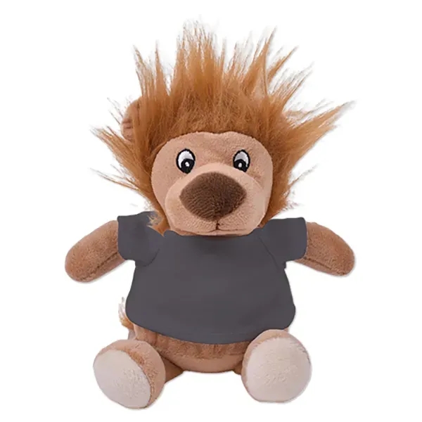 6" stuffed lion with a customizable t-shirt.... from ASI 98360 WOWLine