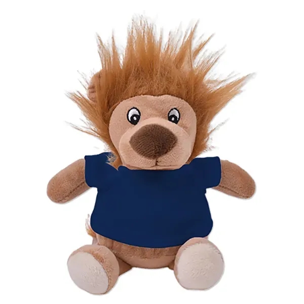 6" stuffed lion with a customizable t-shirt.... from ASI 98360 WOWLine