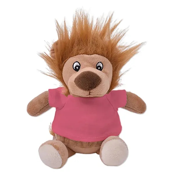 6" stuffed lion with a customizable t-shirt.... from ASI 98360 WOWLine