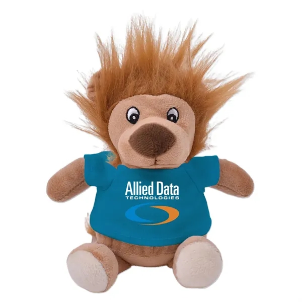 6" stuffed lion with a customizable t-shirt.... from ASI 98360 WOWLine