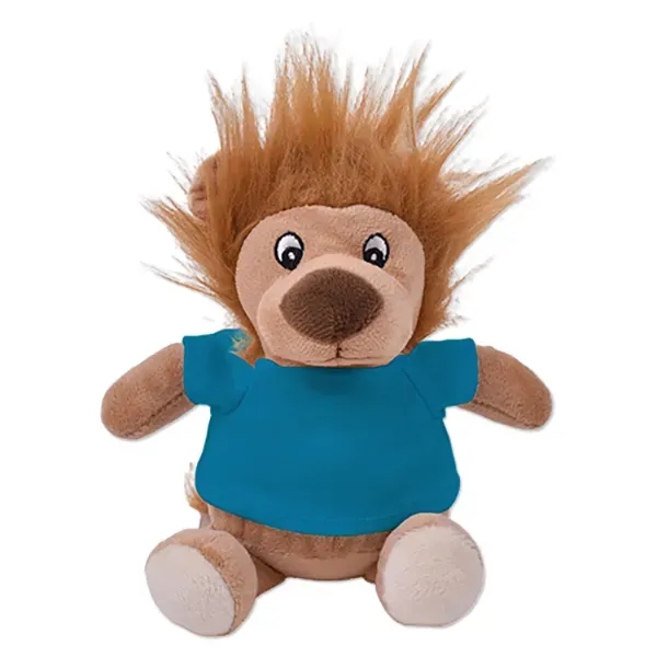 6" stuffed lion with a customizable t-shirt.... from ASI 98360 WOWLine