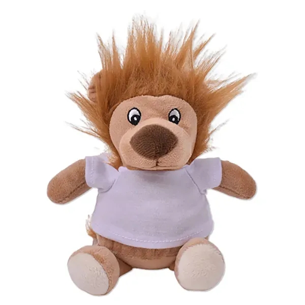 6" stuffed lion with a customizable t-shirt.... from ASI 98360 WOWLine