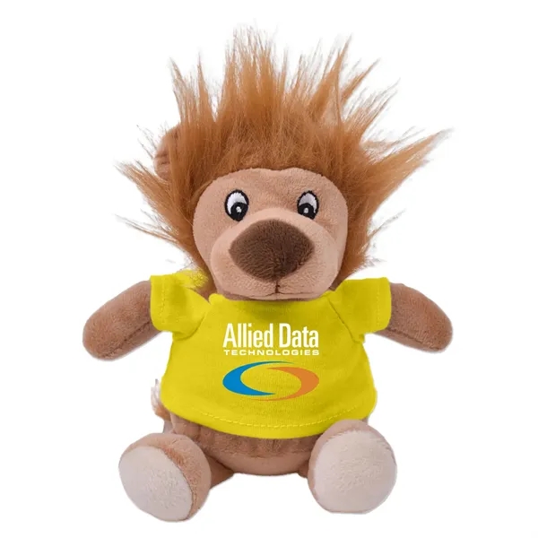 6" stuffed lion with a customizable t-shirt.... from ASI 98360 WOWLine