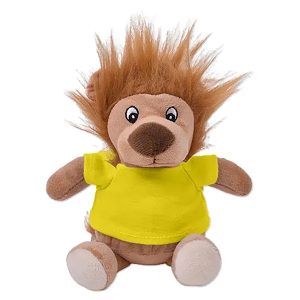 6" stuffed lion with a customizable t-shirt.... from ASI 98360 WOWLine