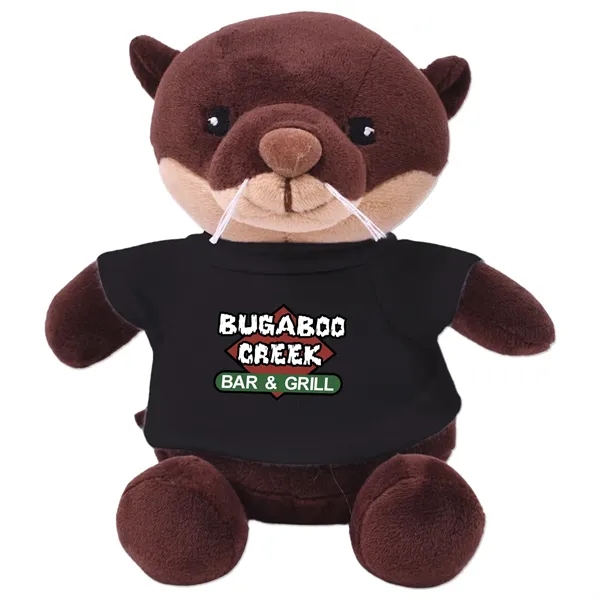 6" stuffed otter with a t-shirt.... from ASI 98360 WOWLine