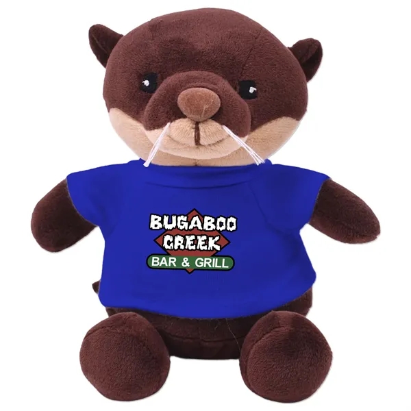 6" stuffed otter with a t-shirt.... from ASI 98360 WOWLine