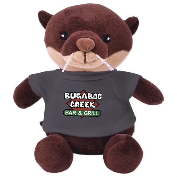 6" stuffed otter with a t-shirt.... from ASI 98360 WOWLine