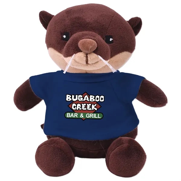 6" stuffed otter with a t-shirt.... from ASI 98360 WOWLine