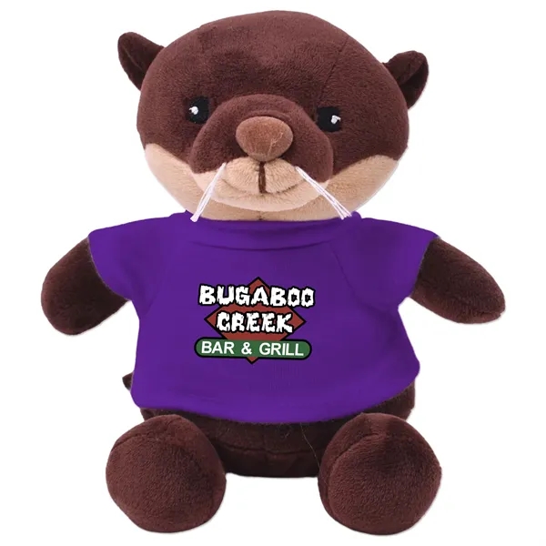 6" stuffed otter with a t-shirt.... from ASI 98360 WOWLine