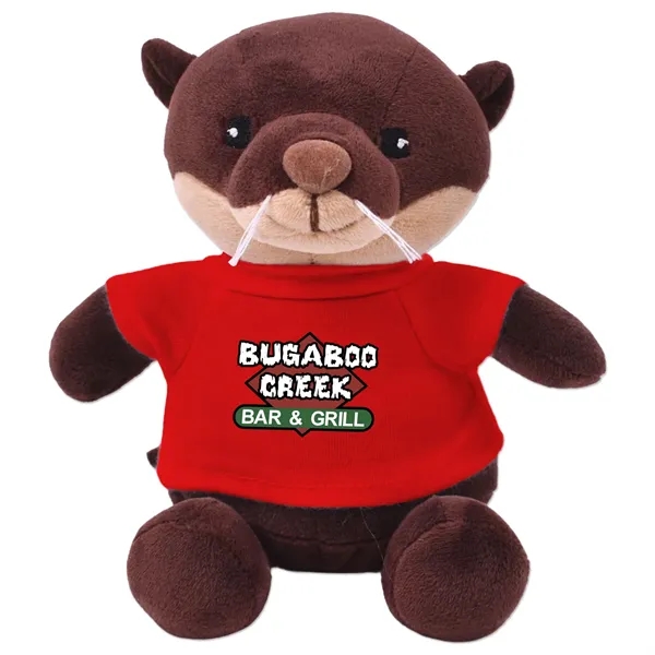 6" stuffed otter with a t-shirt.... from ASI 98360 WOWLine