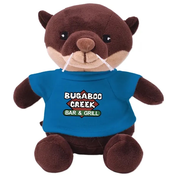 6" stuffed otter with a t-shirt.... from ASI 98360 WOWLine