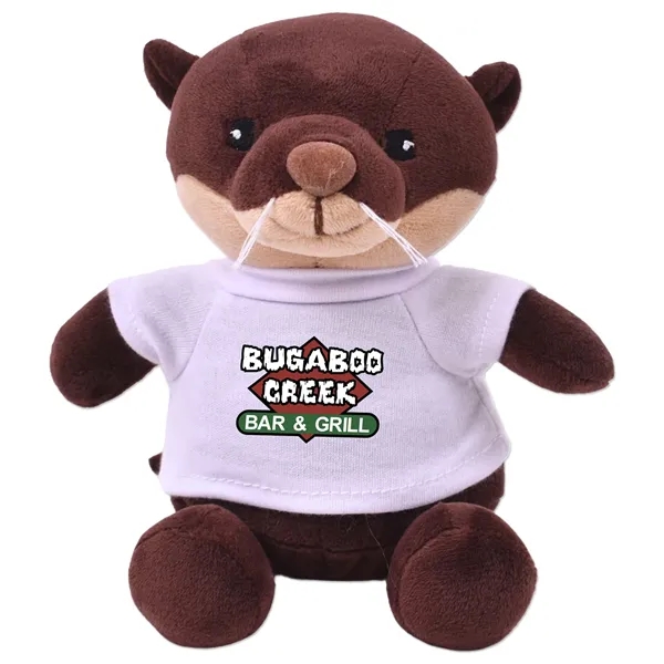 6" stuffed otter with a t-shirt.... from ASI 98360 WOWLine