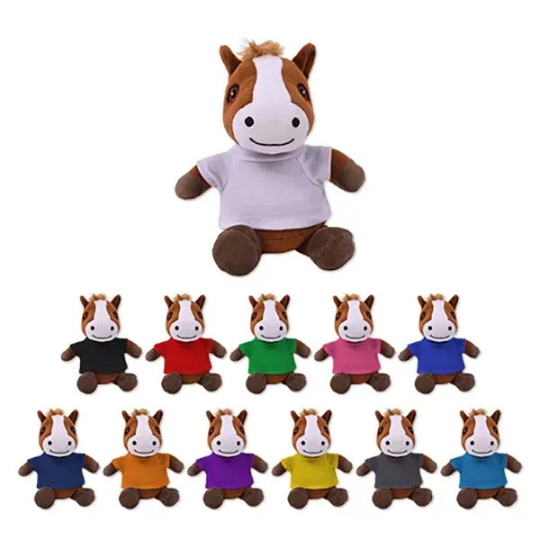 6" stuffed horse with a t-shirt.... from ASI 98360 WOWLine