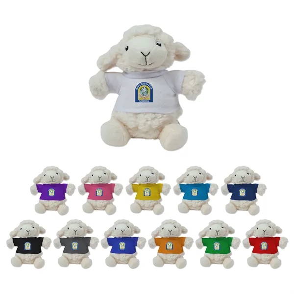 6" stuffed lamb with a t-shirt.... from ASI 98360 WOWLine