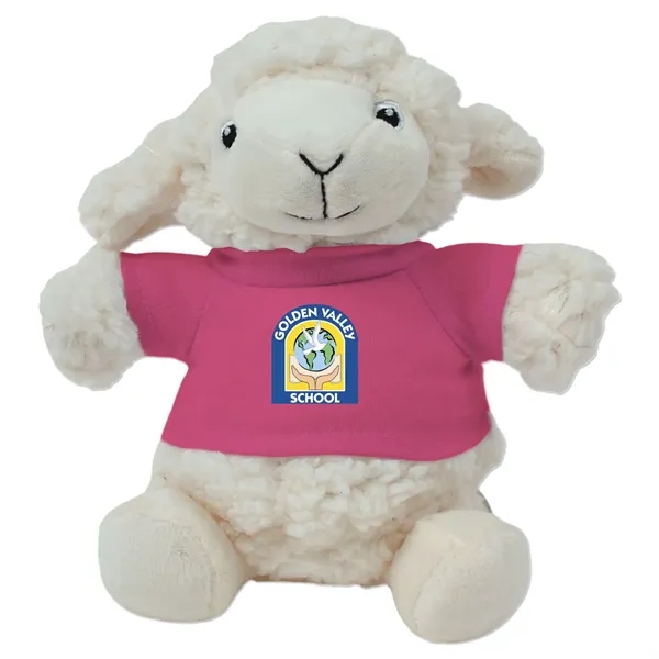 6" stuffed lamb with a t-shirt.... from ASI 98360 WOWLine