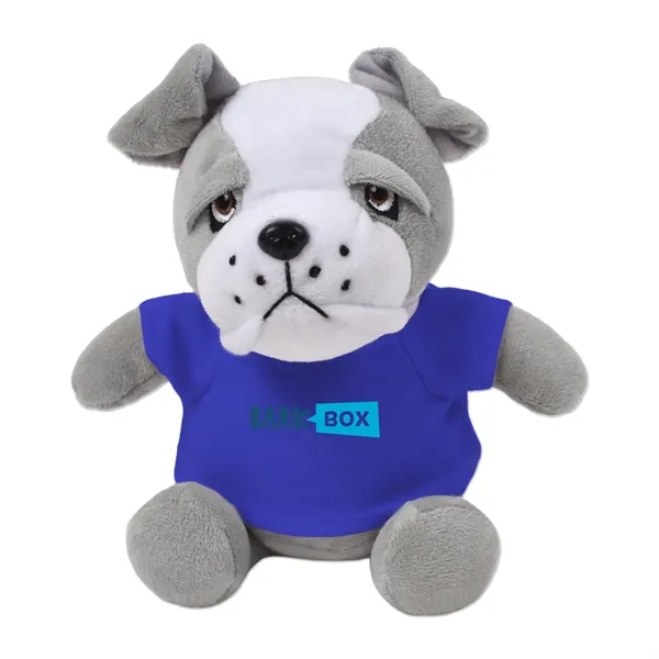 6" stuffed bulldog with a t-shirt.... from ASI 98360 WOWLine