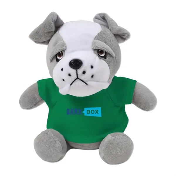 6" stuffed bulldog with a t-shirt.... from ASI 98360 WOWLine