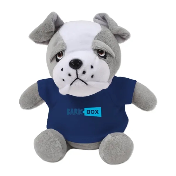 6" stuffed bulldog with a t-shirt.... from ASI 98360 WOWLine
