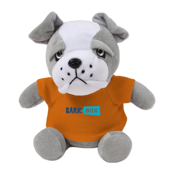 6" stuffed bulldog with a t-shirt.... from ASI 98360 WOWLine